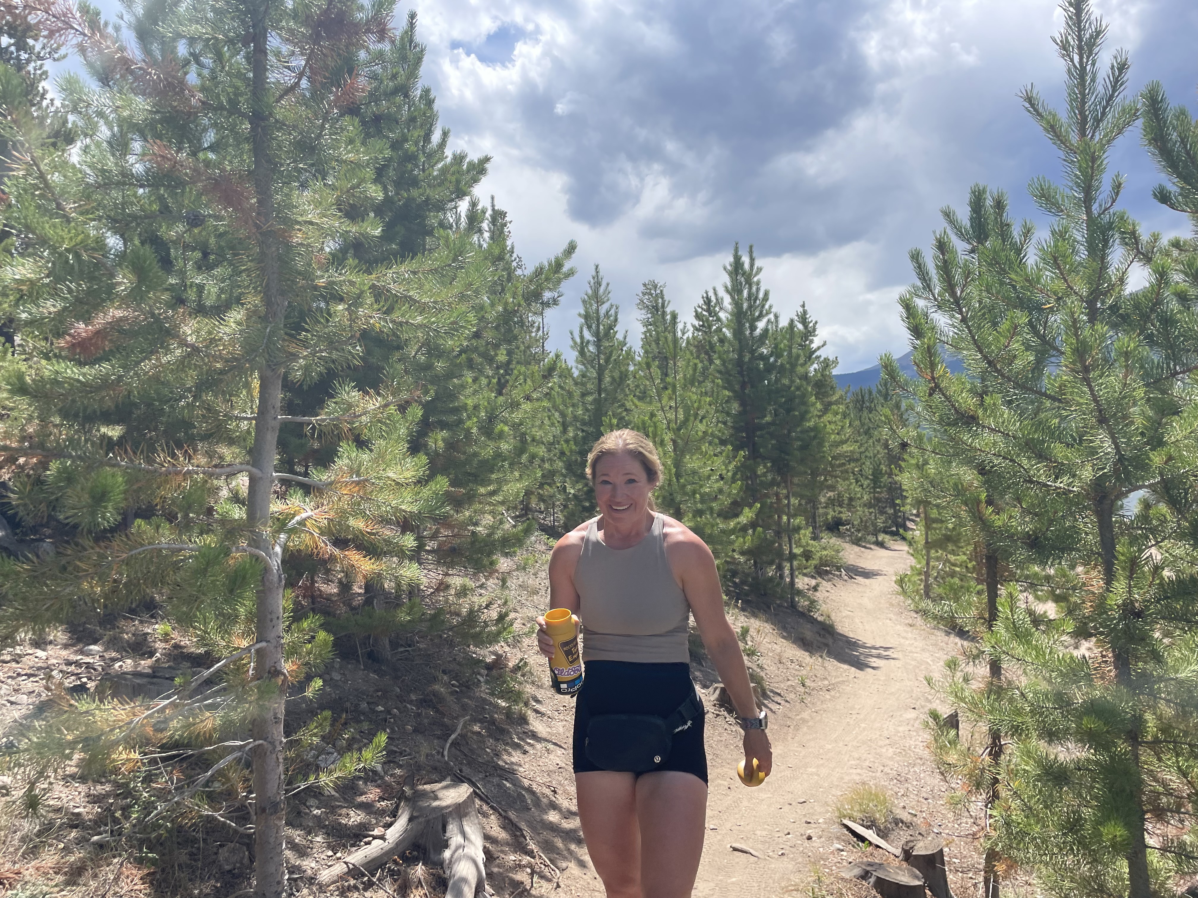 Melissa Woods hiking outdoors