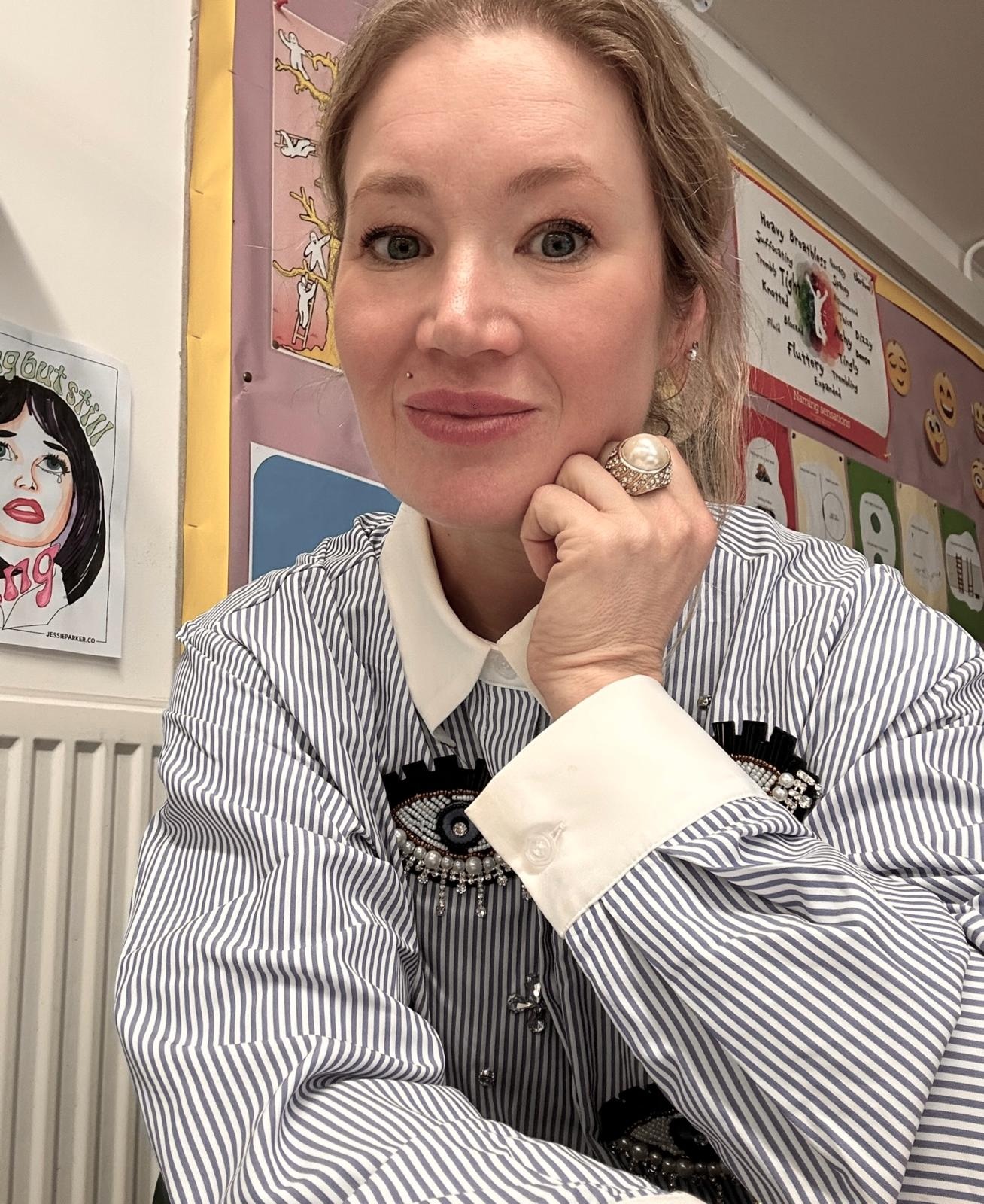 Melissa Woods in classroom